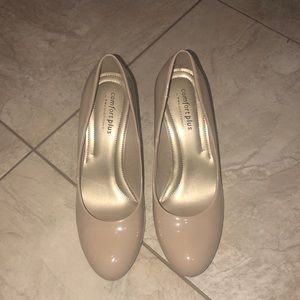 Nude work heels